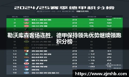 勒沃库森客场连胜，德甲保持领先优势继续领跑积分榜